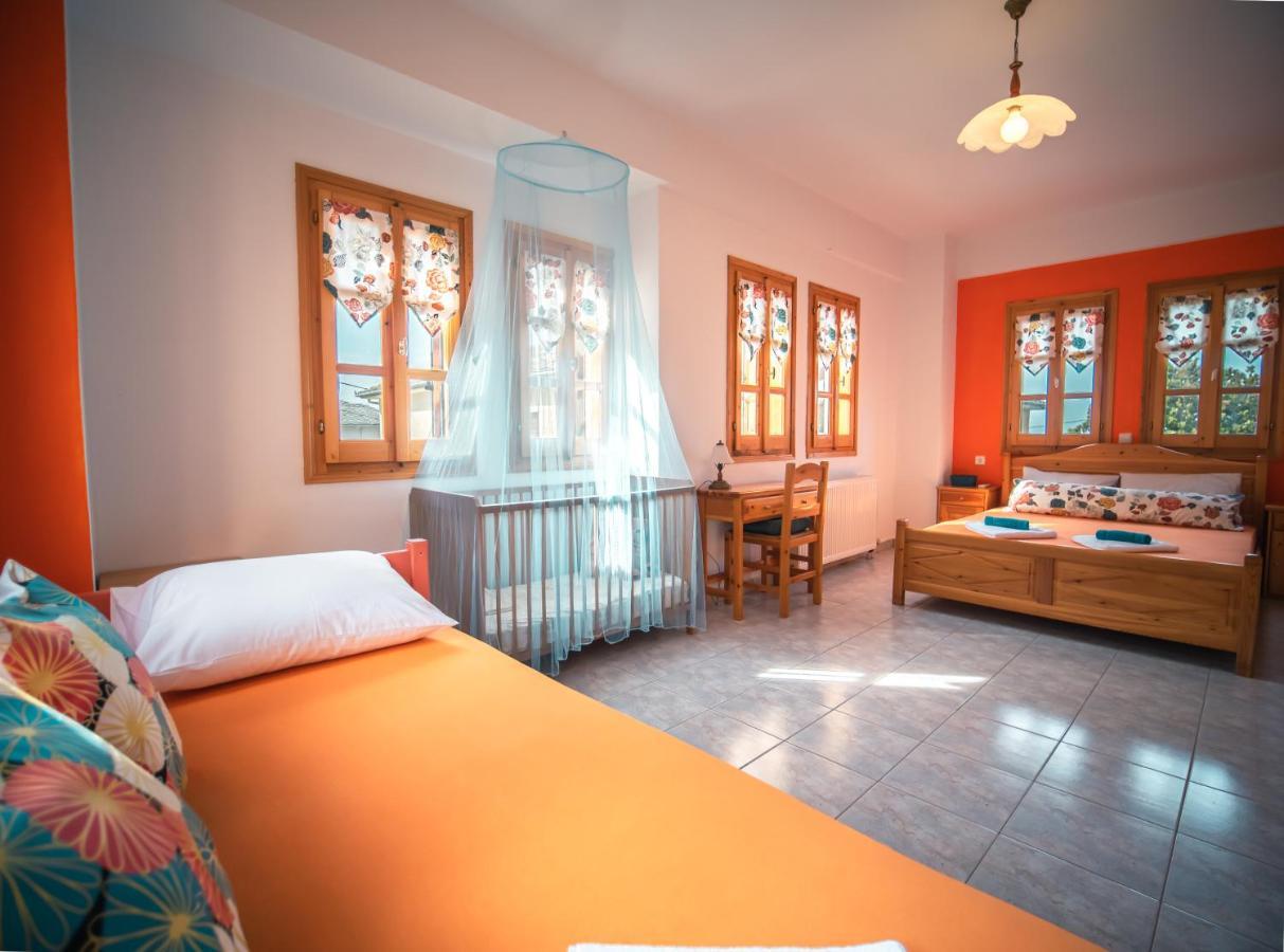 Orange House For Big Families In Damouchari - Delicious Houses Exterior photo